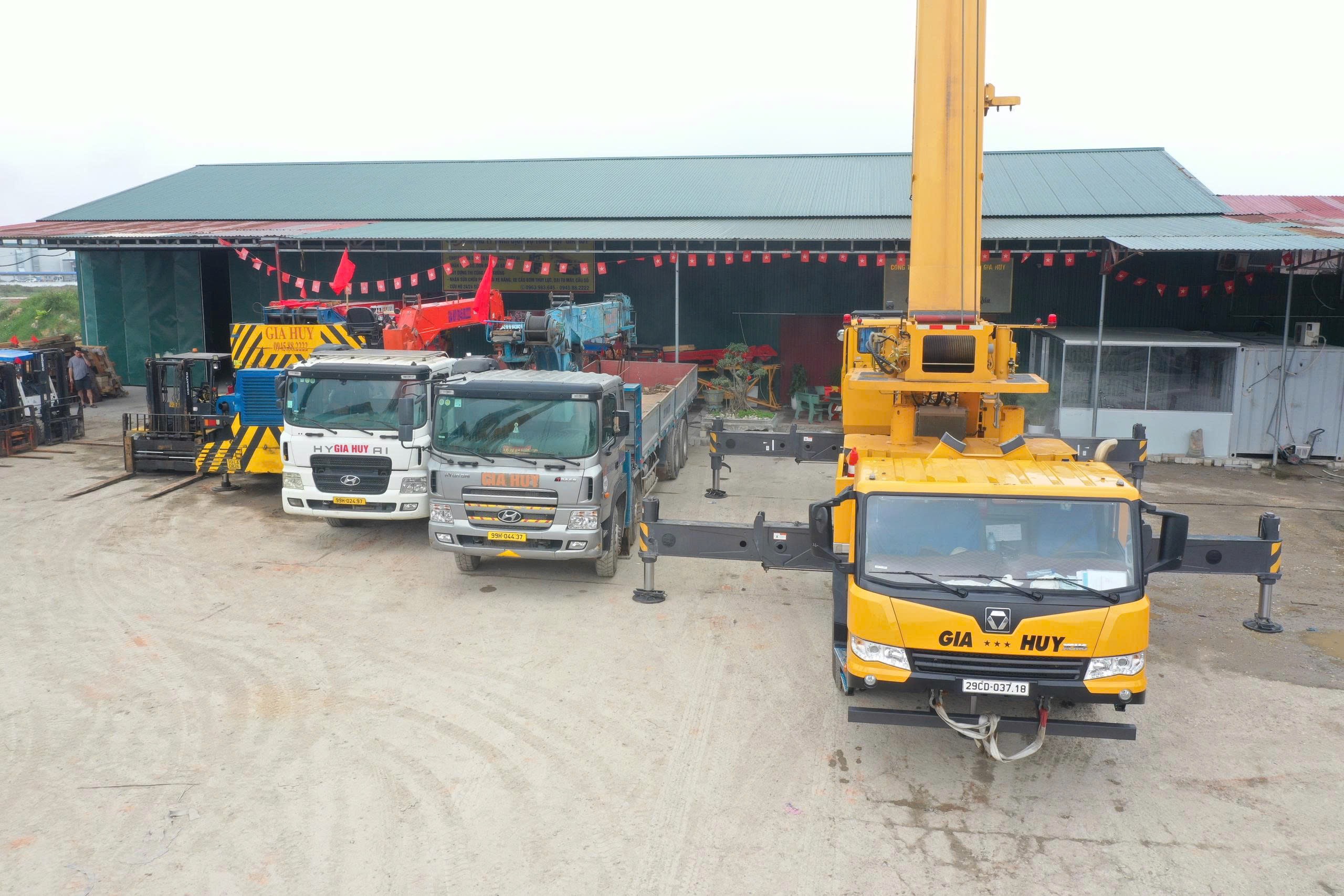 Kinh nghiệm chọn dịch vụ xe cẩu chuyên dụng thi công tại KCN Quế Võ - Bắc Ninh